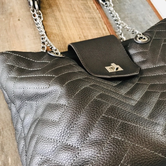 Darling Grace Quilted Pleather Flap Purse main image 0